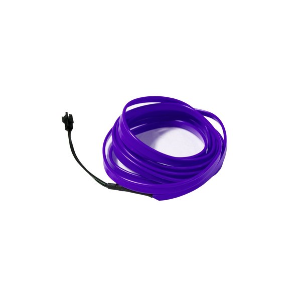 Race Sport 9Ft (3M) Flexible Neon Interior Strip Lighting (Purple) FNSL3MP